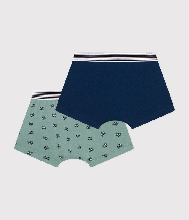 Set di 2 boxer in cotone bambino multicolore