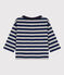 T-shirt maniche lunghe bebè in cotone blu MEDIEVAL/ FUMEE