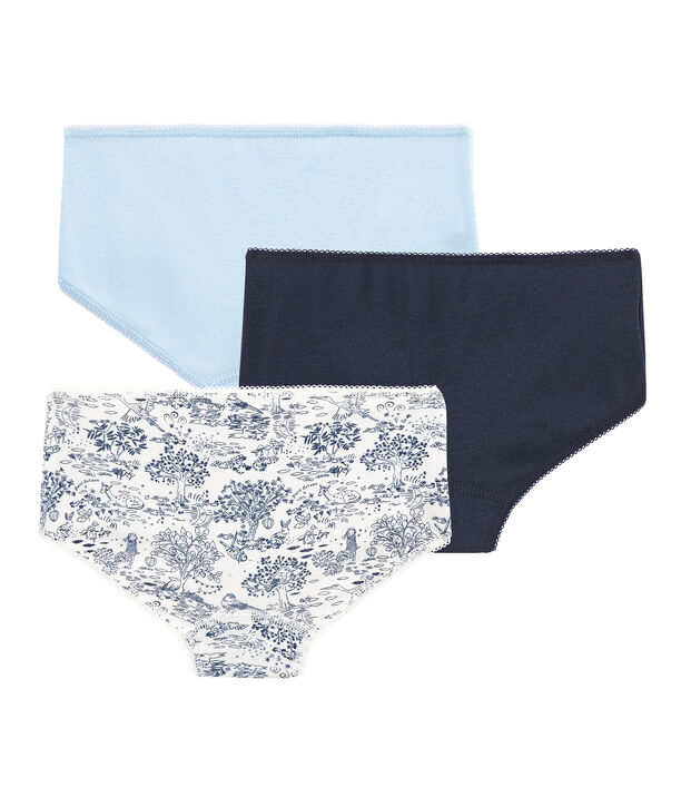 Lotto di 3 shorties per bambina multicolore