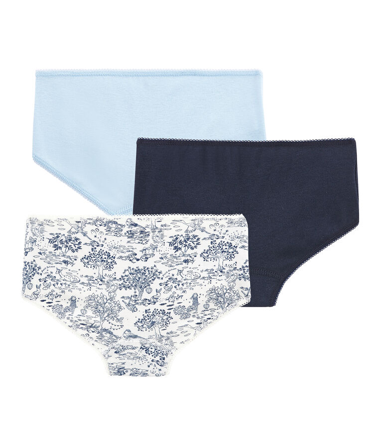 Lotto di 3 shorties per bambina multicolore
