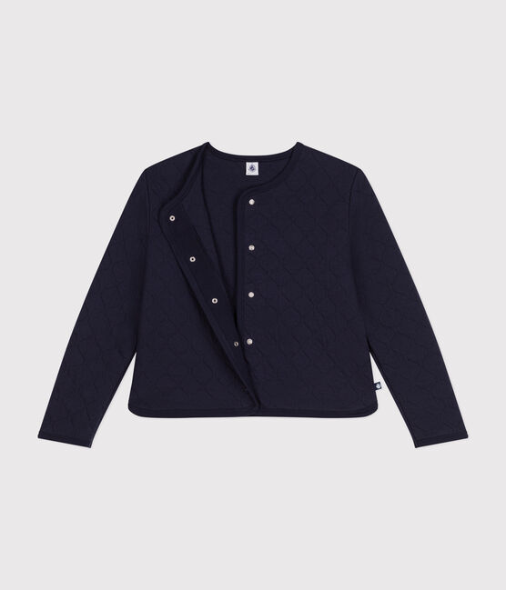 Cardigan donna in tubique blu SMOKING