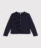 Cardigan donna in tubique blu SMOKING