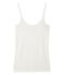 Camicia a bretelle donna in cotone leggero bianco Lait