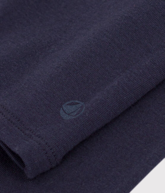 Cardigan in cotone bambina blu SMOKING