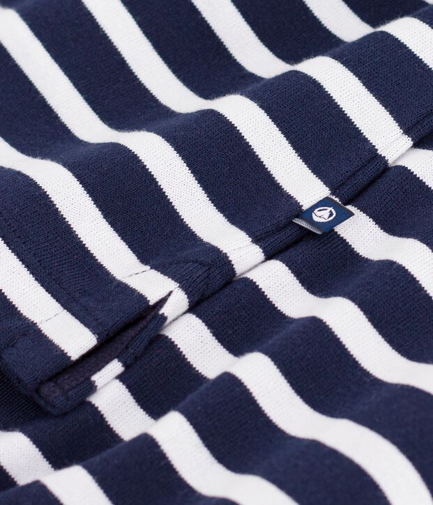 Marini&egrave;re donna in cotone blu/bianco