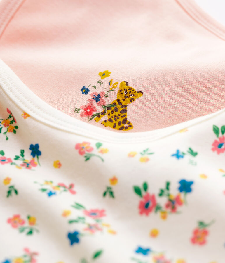 Confezione da 2 bavaglini in cotone biologico multicolore