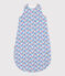Sacco nanna neonato in cotone a fiori TOG 2 bianco MARSHMALLOW/bianco MULTICO