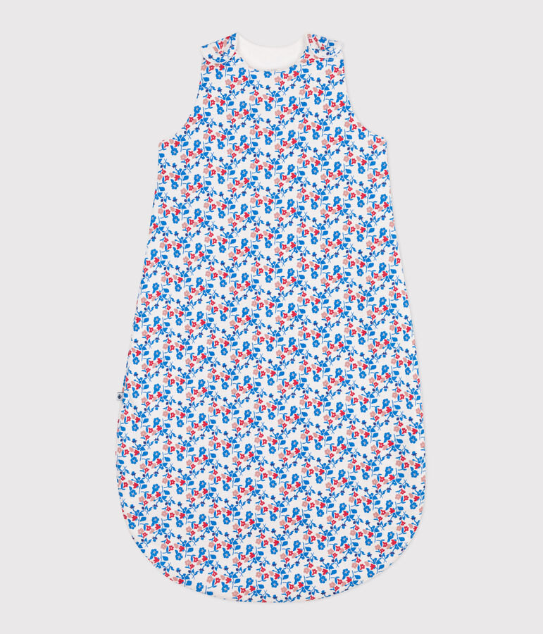 Sacco nanna neonato in cotone a fiori TOG 2 bianco/multicolore