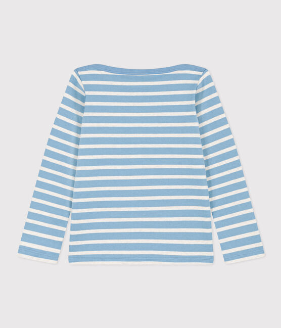 Marinière iconica in cotone bambino unisex AZUL/ MONTELIMAR