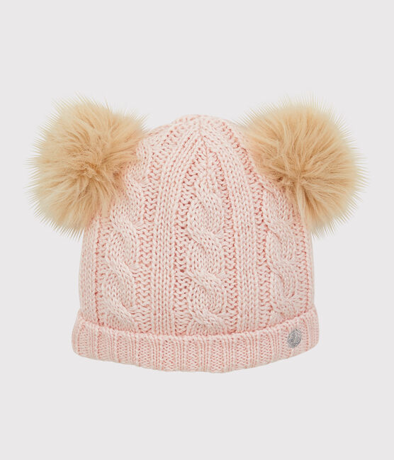 Berretto bambina rosa MINOIS/ ARGENT