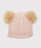 Berretto bambina rosa MINOIS/ ARGENT