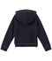 Felpa con zip e cappuccio per bambina blu SMOKING