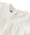 T-shirt per bebè femmina bianco MARSHMALLOW