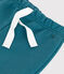 Joggers in cotone tinta unita neonato verde DRAGONFLY