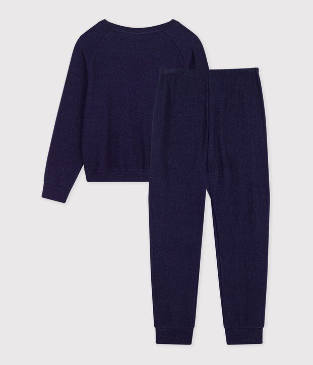 Pigiama in spugna di cotone tinta unita donna SOIR