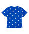 T-shirt bebé bambino stampata blu PERSE/bianco MARSHMALLOW