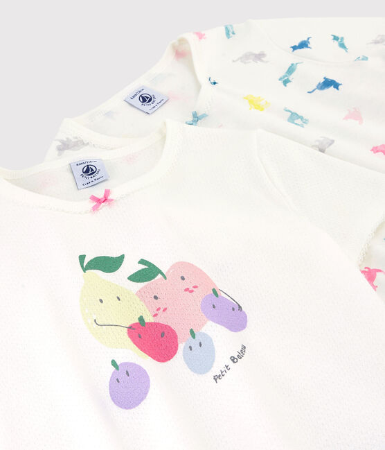 Confezione da 2 pigiami bambina in cotone variante 1