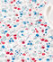 Body a maniche corte in cotone con stampa a fiori neonata bianco MARSHMALLOW/bianco MULTICO