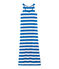 Abito senza maniche donna blu RIYADH/bianco MARSHMALLOW