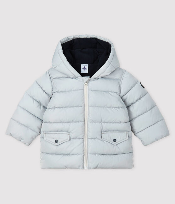 Piumino trapuntato bebè maschio grigio GRIS CLAIR