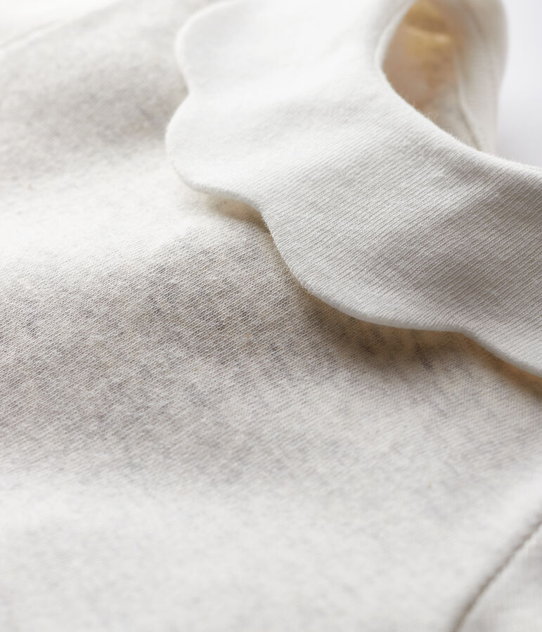 Blusa a manica lunga beb&egrave; femmina beige