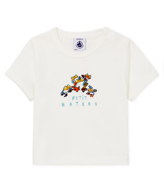 T-shirt mc bebè maschietto fantasia bianco MARSHMALLOW