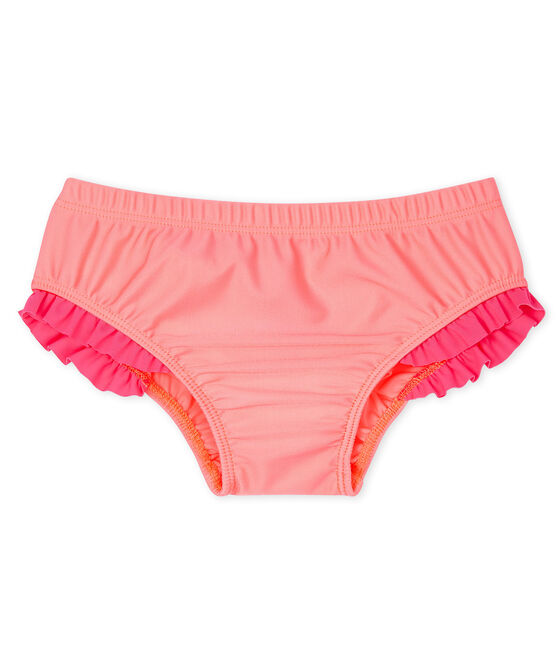 Slip mare ecoresponsabile bimba rosa FLUO ROSE