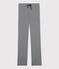 Pantaloni in cotone BIO donna blu SMOKING/bianco MARSHMALLOW