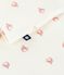 Polo a maniche corte in cotone con barchette vintage stampate neonato rosso MILK/ POMPEI