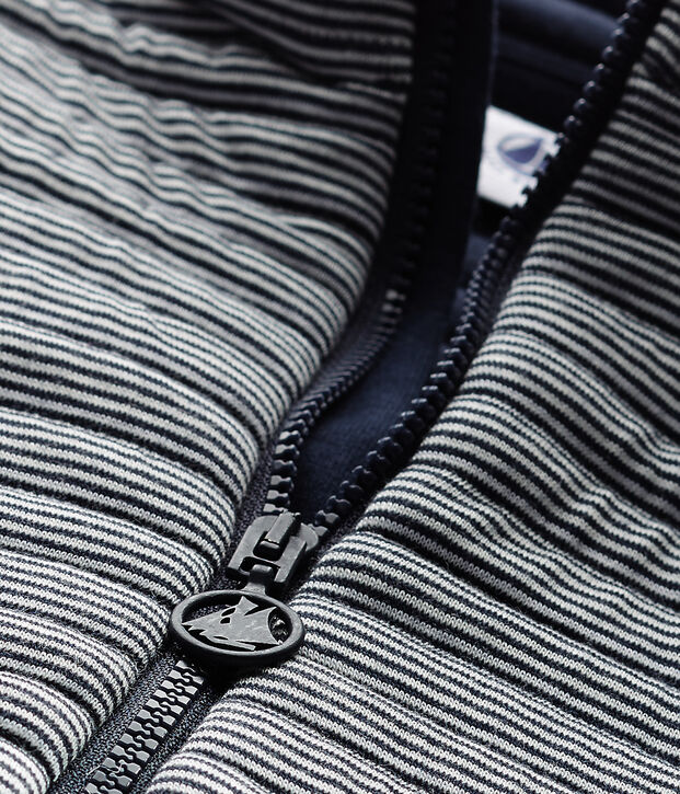 Doudoune sans manches gar&ccedil;on blu/bianco