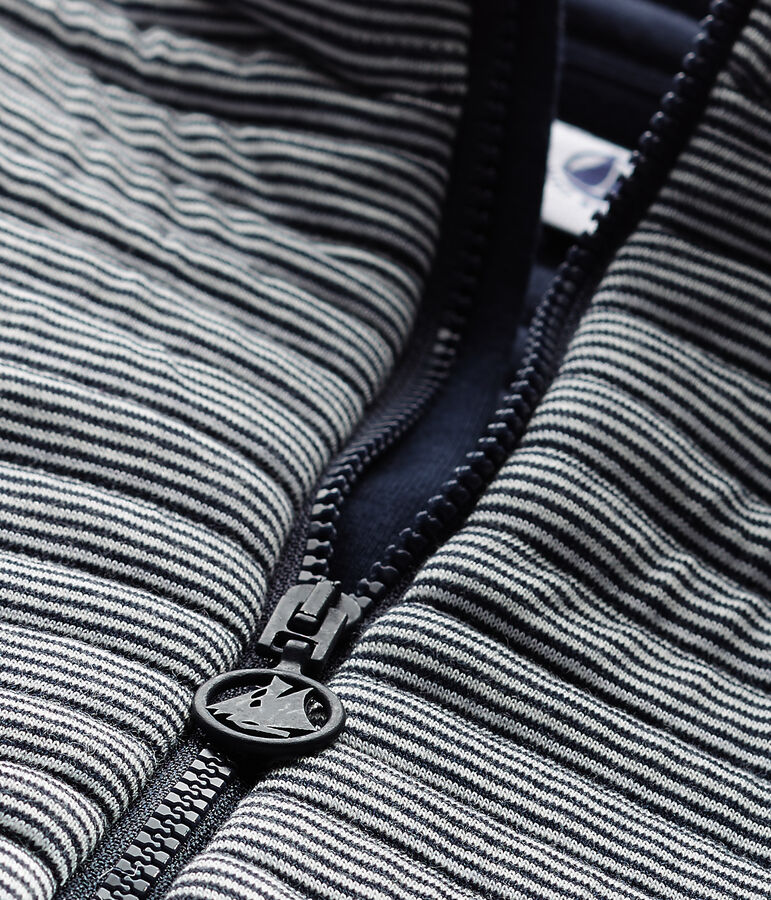 Doudoune sans manches gar&ccedil;on blu SMOKING/bianco LAIT