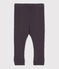Leggings bebè in maglia a costine grigio DUMBO