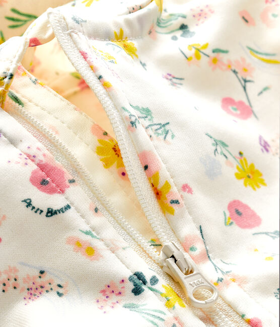 Giacca antivento fantasia bebè unisex bianco MARSHMALLOW/rosa ROSE/ MULTICO