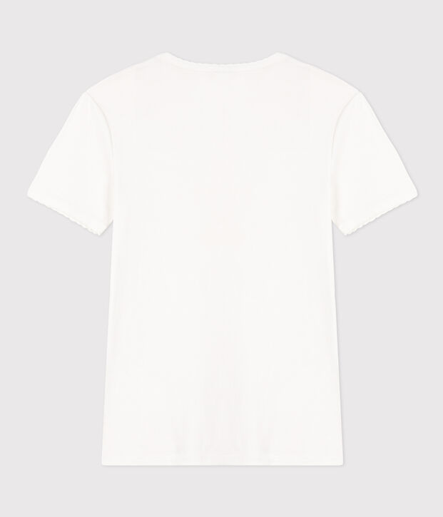 T-shirt L'ICONIQUE cocotte in cotone Donna bianco