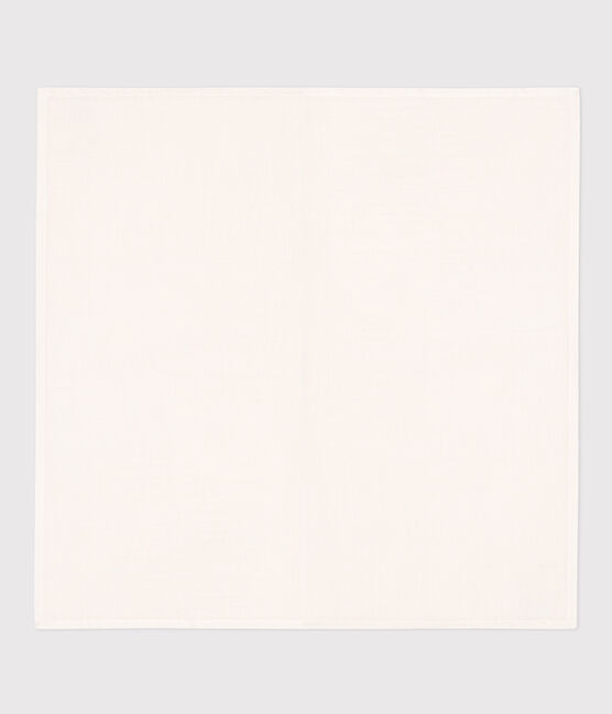 MUSSOLE BIANCHE NEONATO IN GARZA DI COTONE bianco MARSHMALLOW