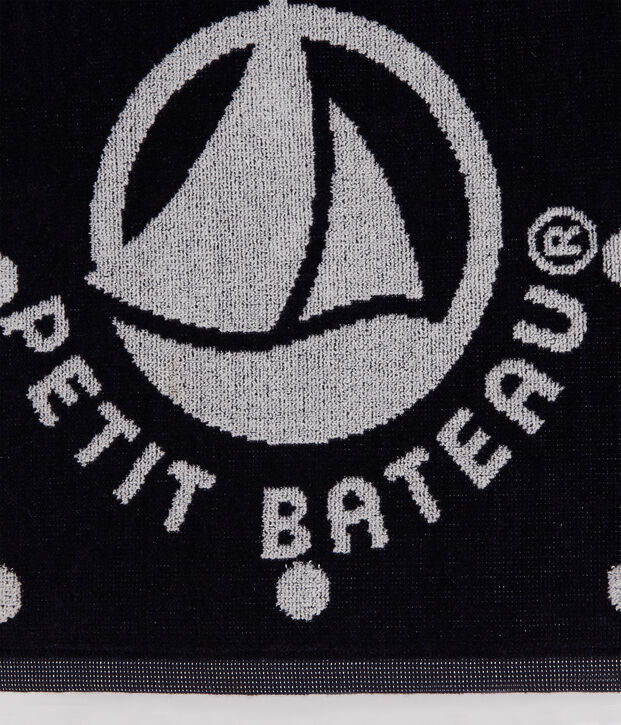 Telo mare blu/bianco