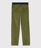 Pantaloni in velluto bambino verde MILITARY