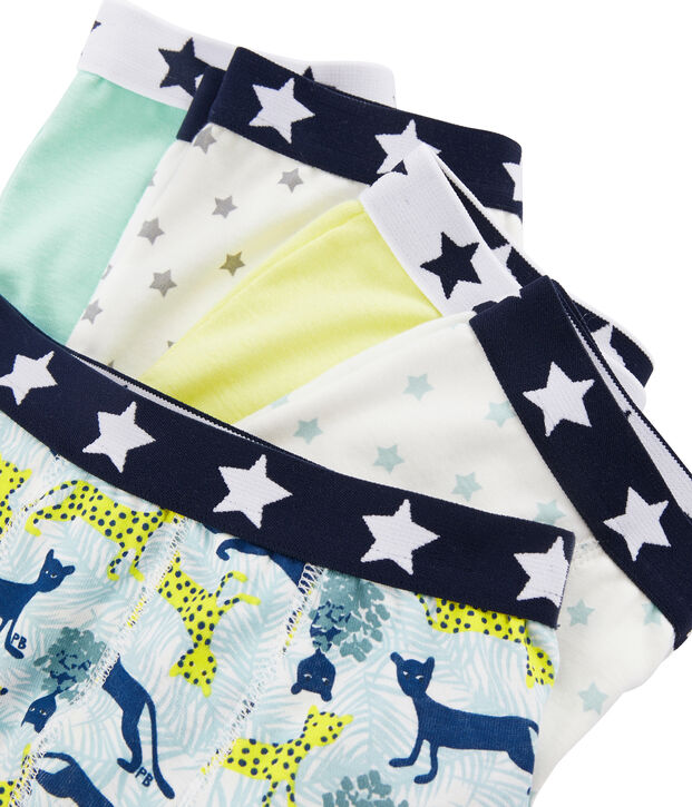 Confezione da 5 boxer bambino multicolore