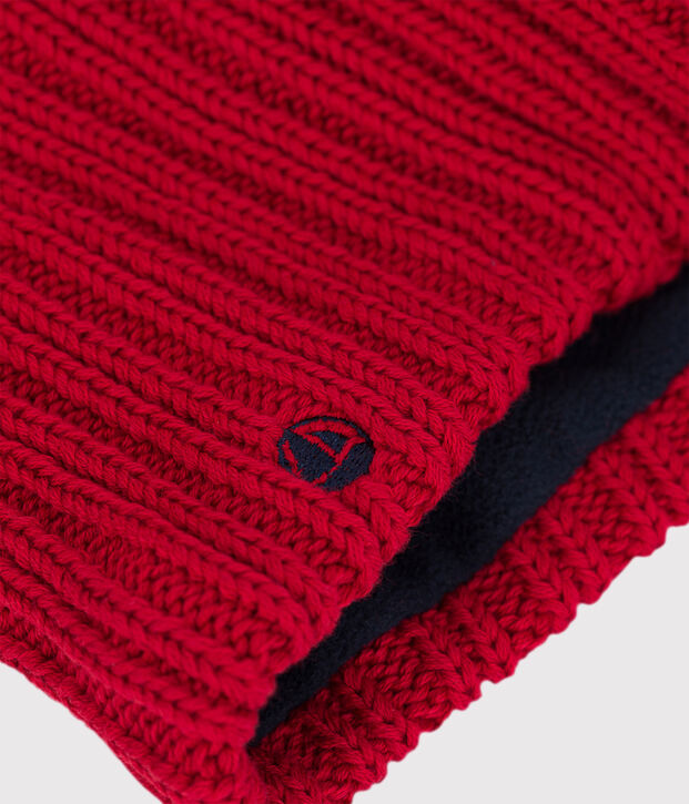 Snood bambino unisex rosso