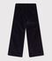 Pantaloni da bambino a gamba larga in velluto SMOKING