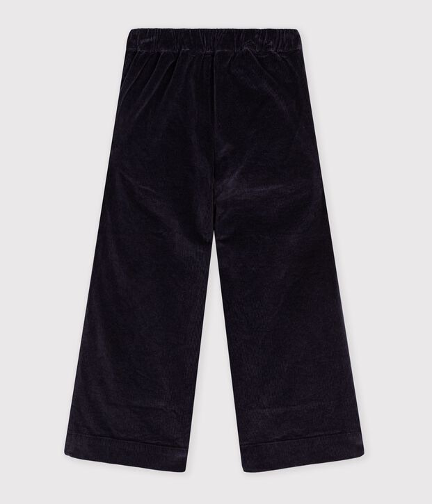 Pantaloni da bambino a gamba larga in velluto SMOKING