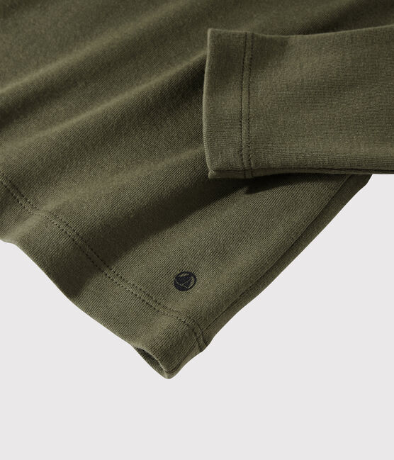Sottogiacca in cotone bambina/bambino verde MILITARY