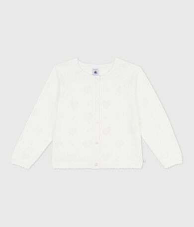 Cardigan in cotone tinta unita bambino