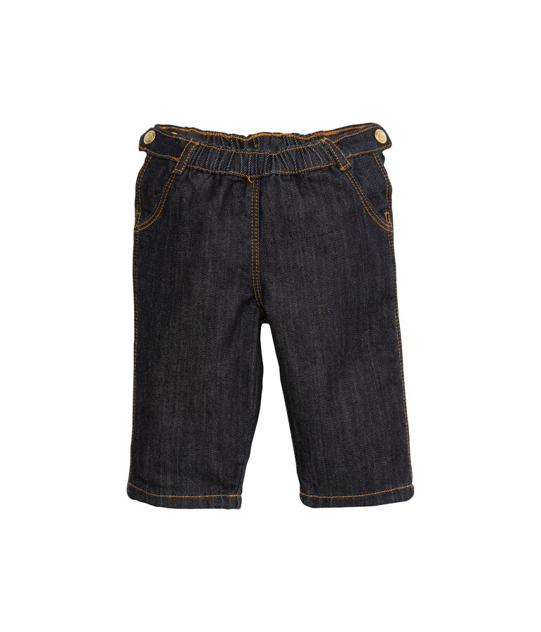 Pantaloni beb&eacute; bambina in denim blu Jean