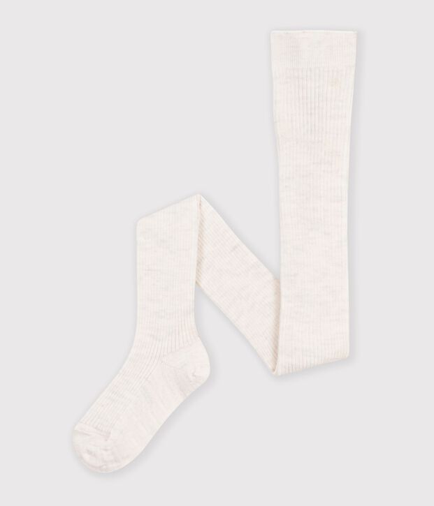 Collant in misto lana e cotone tinta unita bambina MONTELIMAR CHINE