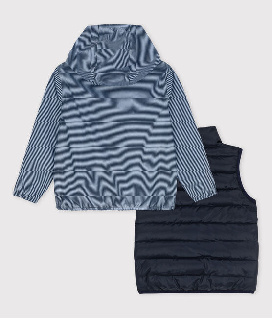 Giacca a vento 3 in 1 bambina - bambino blu SMOKING