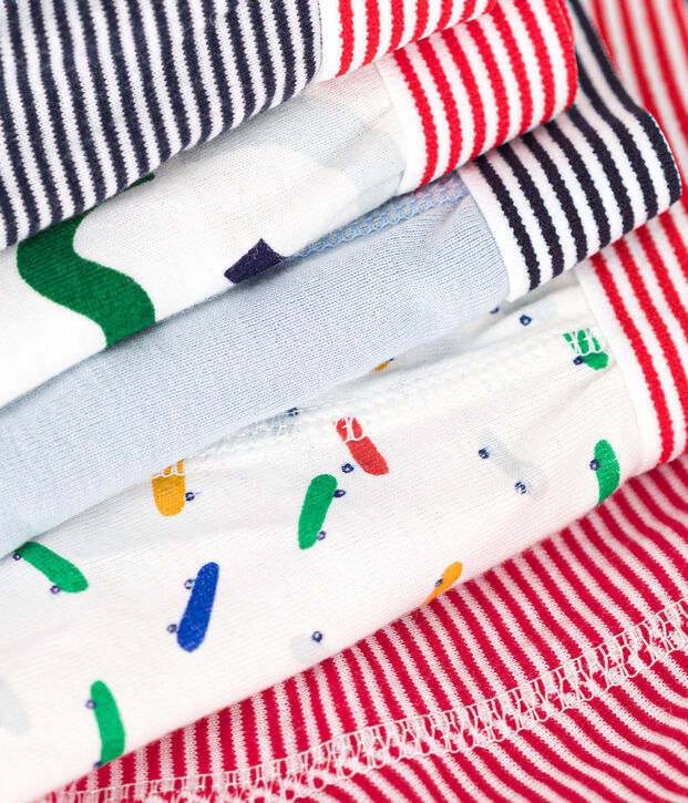 Confezione da 5 boxer skateboard in cotone bambino multicolore