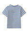 T-shirt bebé bambino a maniche corte rigata bianco FETA/blu PERSE