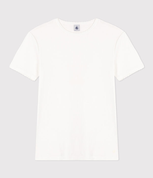 T-shirt L'ICONIQUE cocotte in cotone Donna bianco
