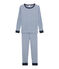 Pigiama per bambino blu LIMOGES/bianco MARSHMALLOW